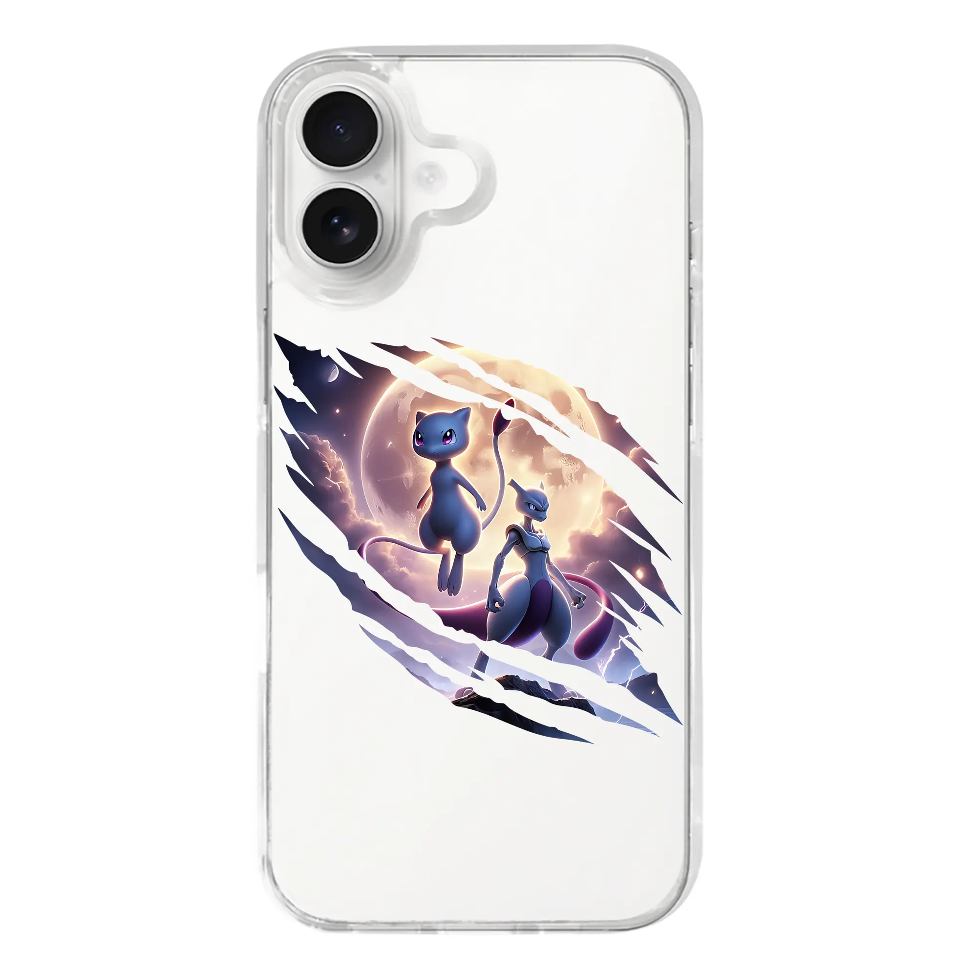 ポケモン グッズ,ミュウ - iPhone 17シリーズ 透明スマホケース – 薄型・耐衝撃・精密フィット保護カバー